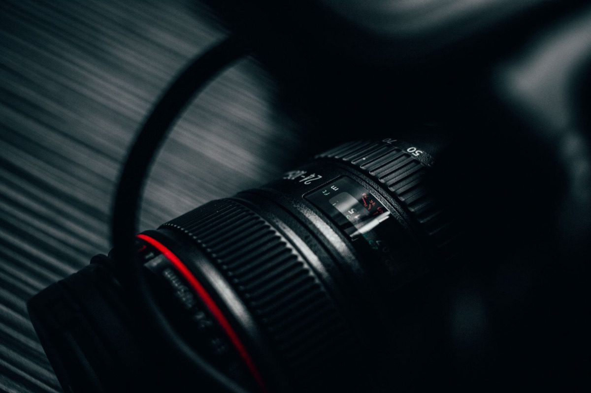 Obiettivo fotografico professionale per lavori creativi