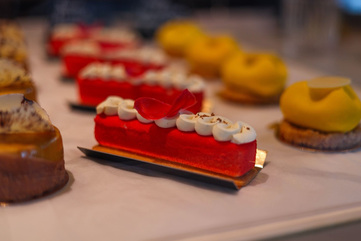 Confeitaria artesanal para negócio de comida.