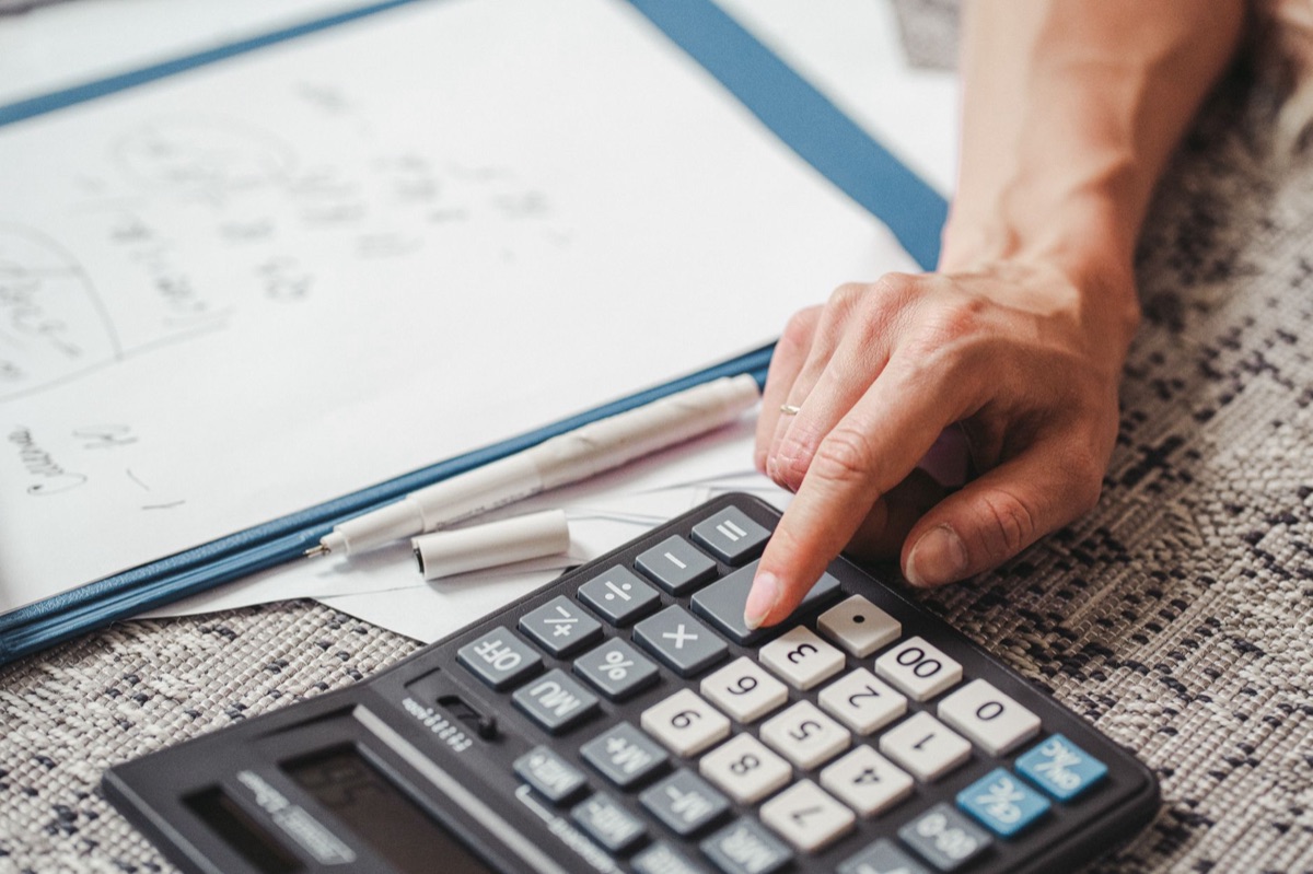 feuille de calcul avec nombres